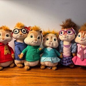Alvin and the Chipmunks Beanie Babies